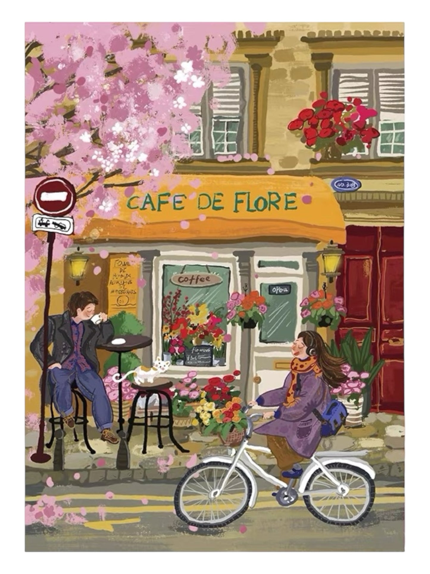 Café de Flore 1000 Piece Jigsaw Puzzle