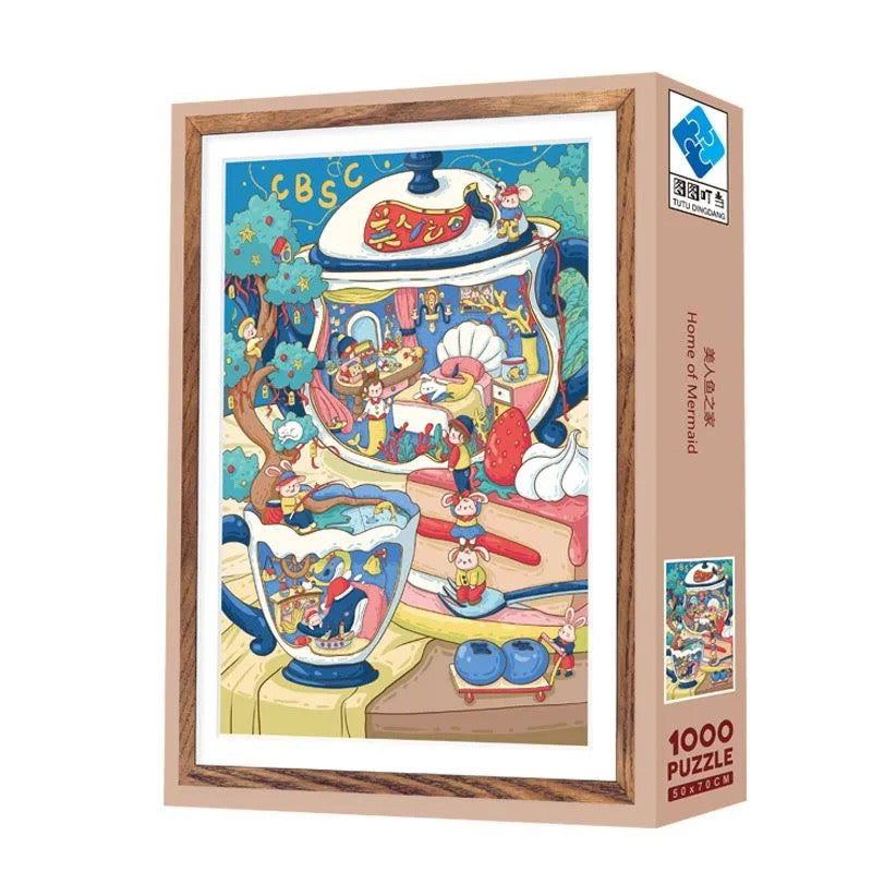 Home of Mermaid 1000 Piece Jigsaw Puzzle Tutu Dingdang