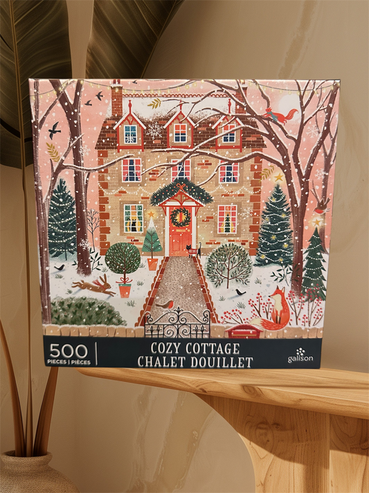 Galison Cozy Cottage 500 Piece Puzzle