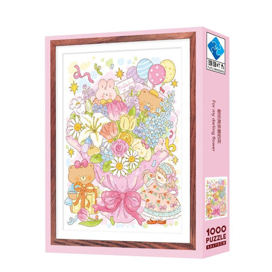For My Darling Flower 1000 Piece Jigsaw Puzzle Tutu Dingdang