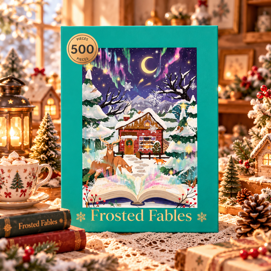 Frosted Fables 500 Piece Jigsaw Puzzle Hobbry