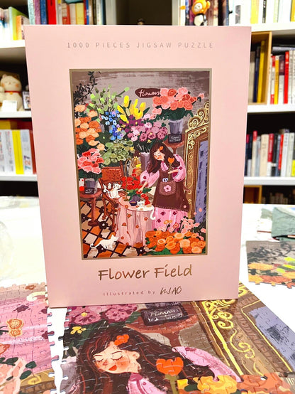 Flower Field 1000 Piece Jigsaw Puzzle