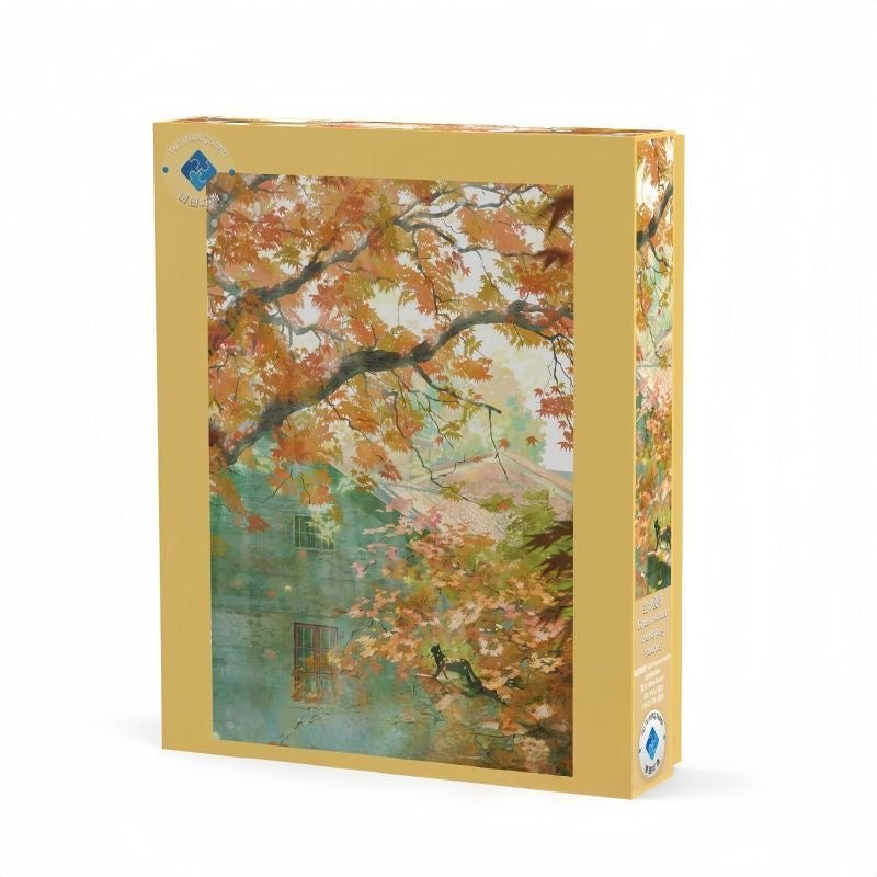 Golden Autumn Overlapping Shadows 500 Piece Jigsaw Puzzle Tutu Dingdang