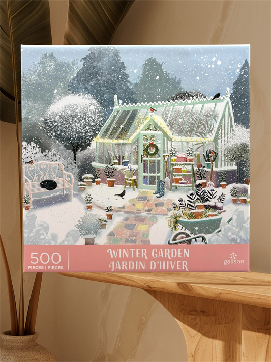 Galison Winter Garden 500 Piece Puzzle