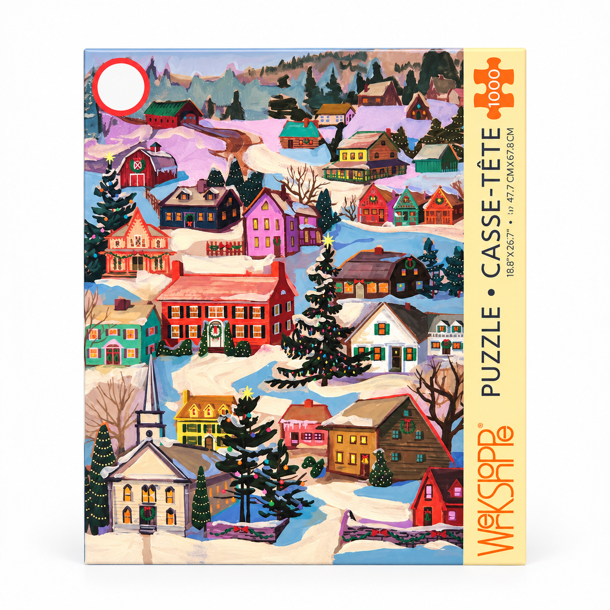 WerkShoppe Winter Village 1000 Piece Jigsaw Puzzle WerkShoppe