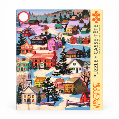 WerkShoppe Winter Village 1000 Piece Jigsaw Puzzle WerkShoppe