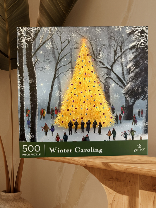 Galison Winter Caroling 500 Piece Puzzle