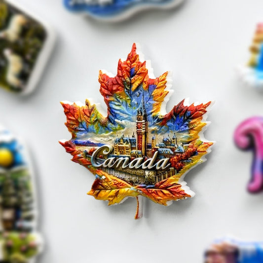 Canada Travel Souvenir Fridge Magnets