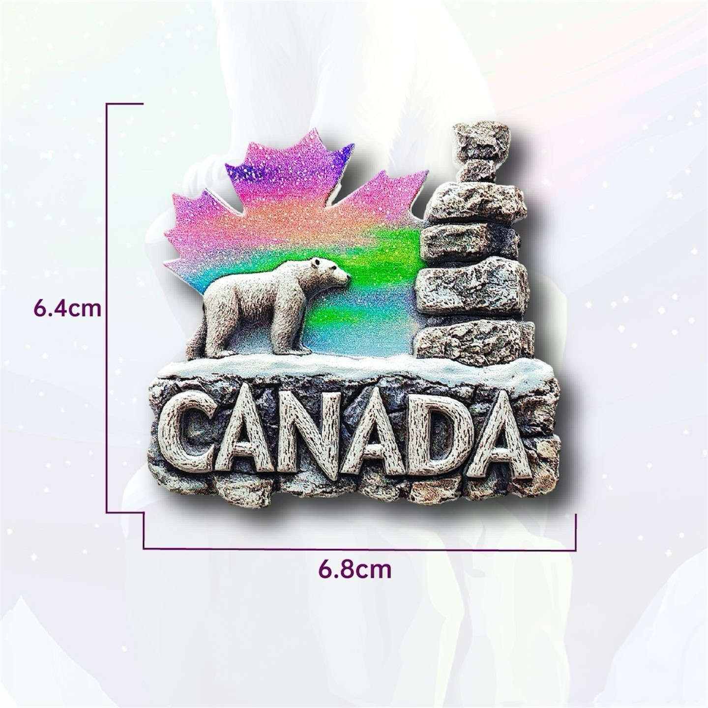 Canada Travel Souvenir Fridge Magnets