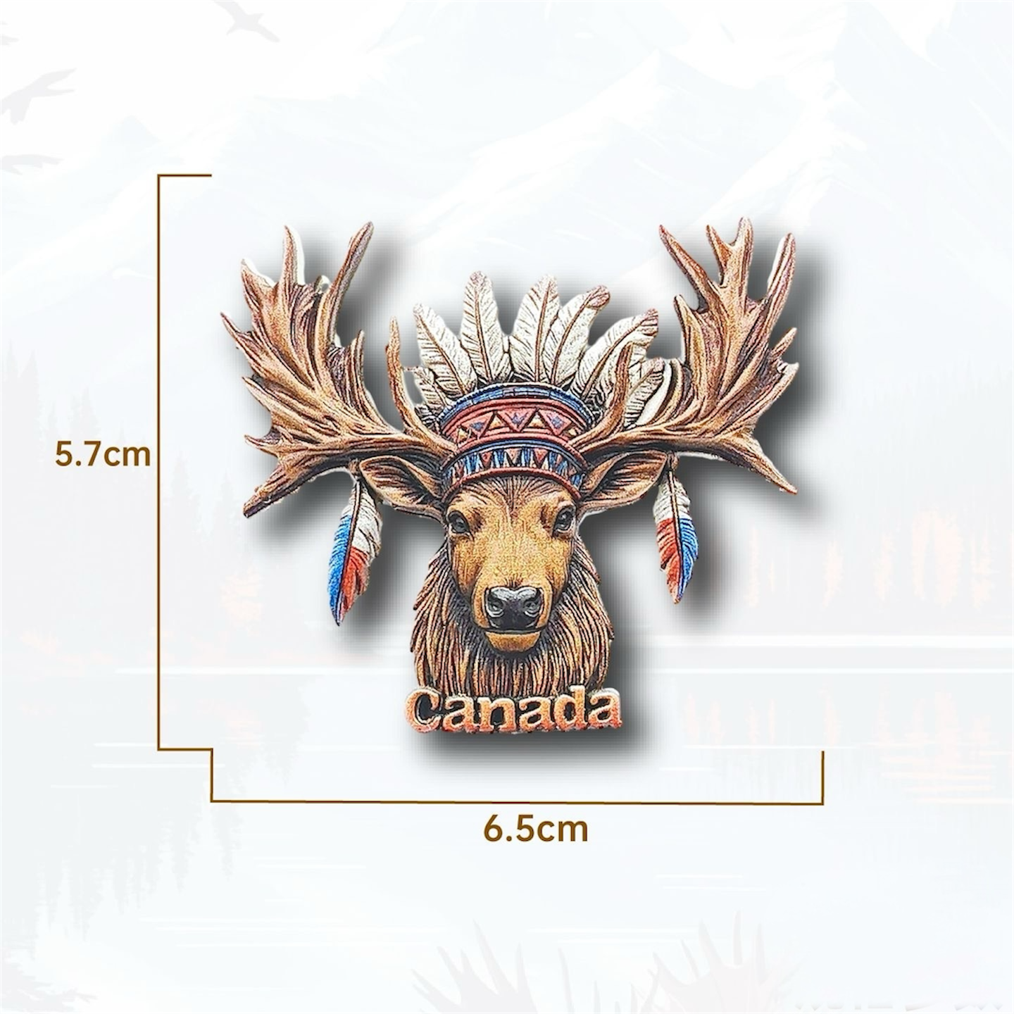 Canada Travel Souvenir Fridge Magnets