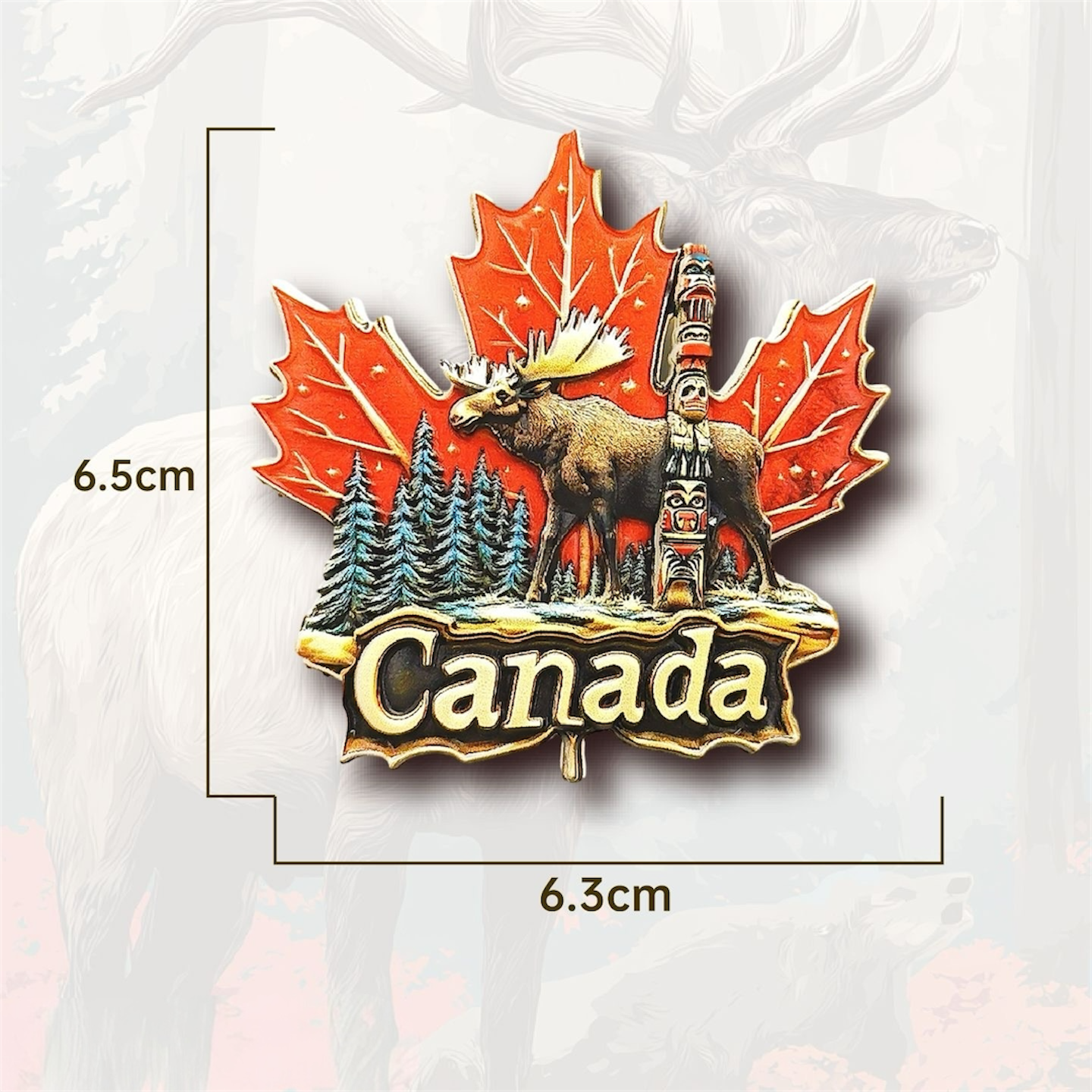 Canada Travel Souvenir Fridge Magnets