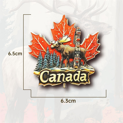Canada Travel Souvenir Fridge Magnets