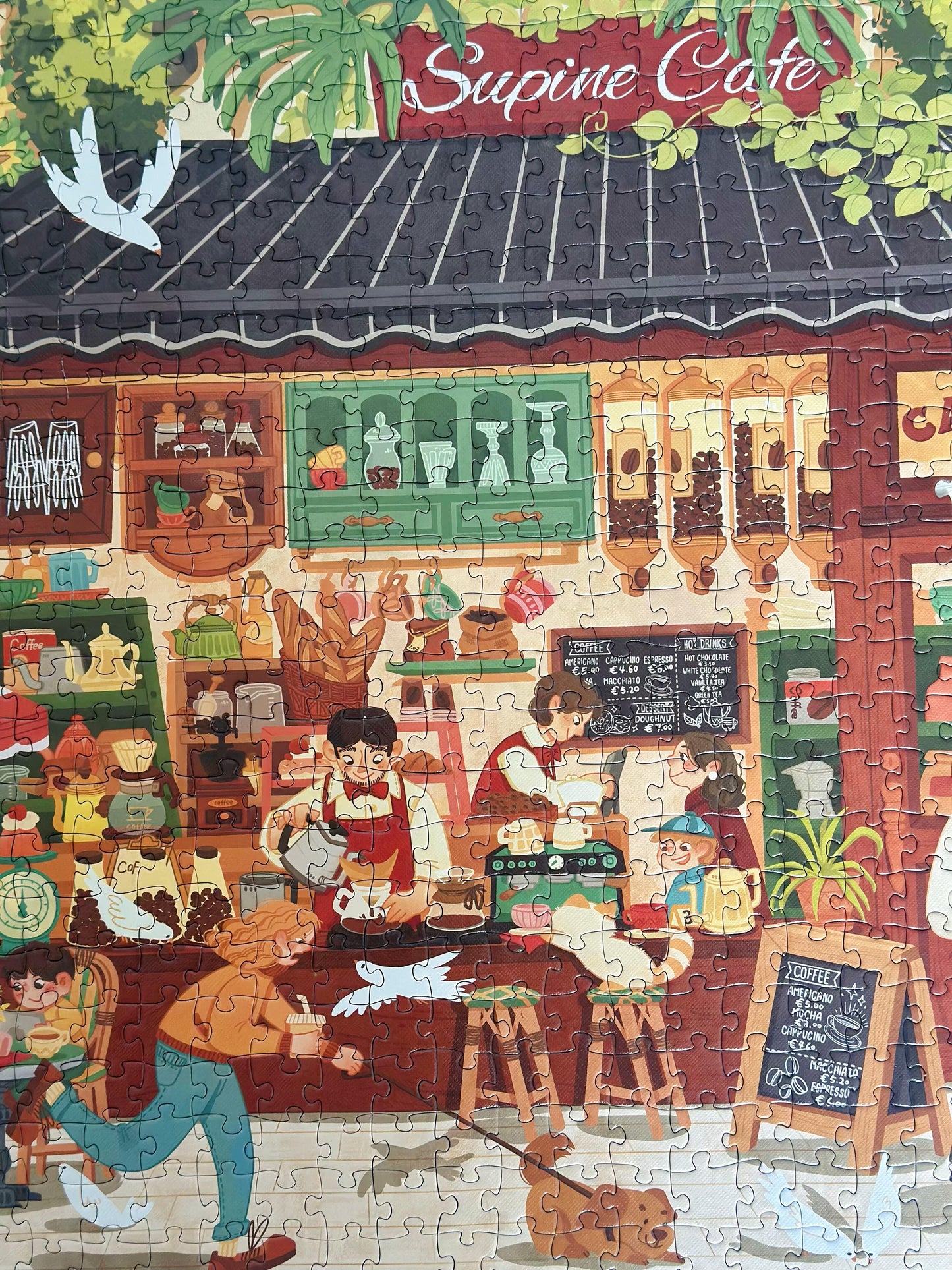 Sunlit Café 1000 Piece Jigsaw Puzzle