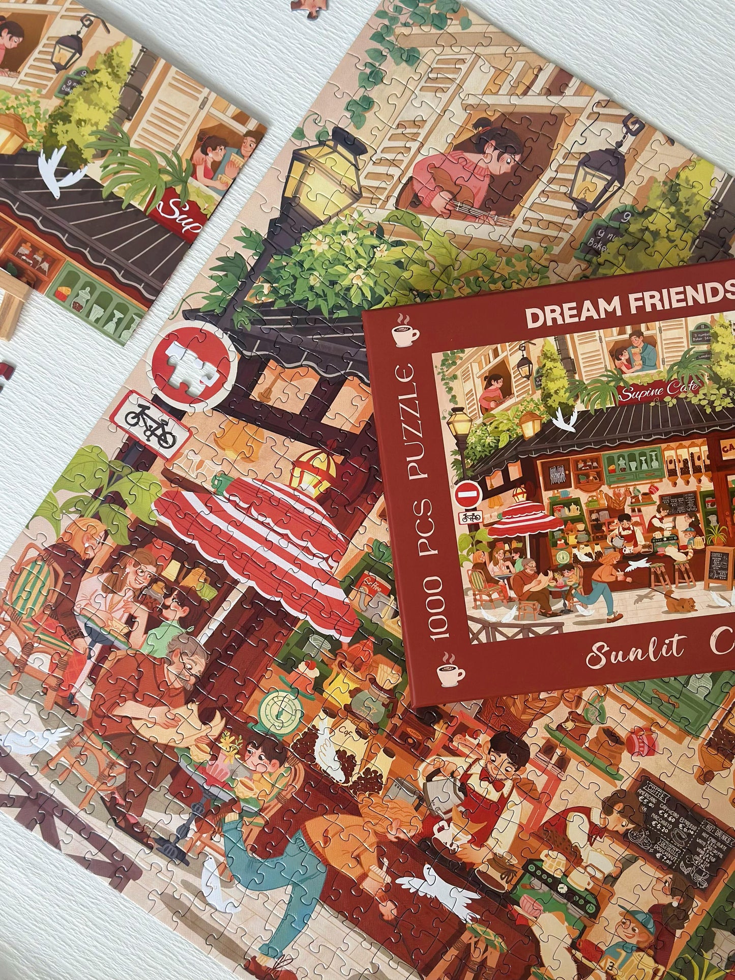 Sunlit Café 1000 Piece Jigsaw Puzzle