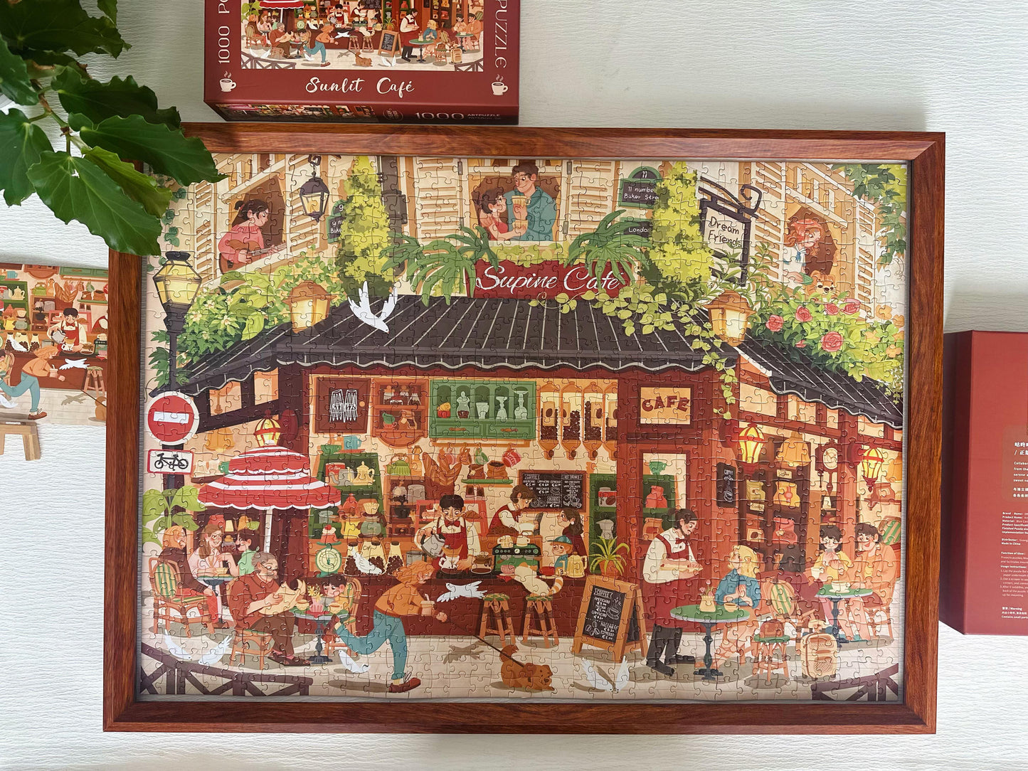 Sunlit Café 1000 Piece Jigsaw Puzzle