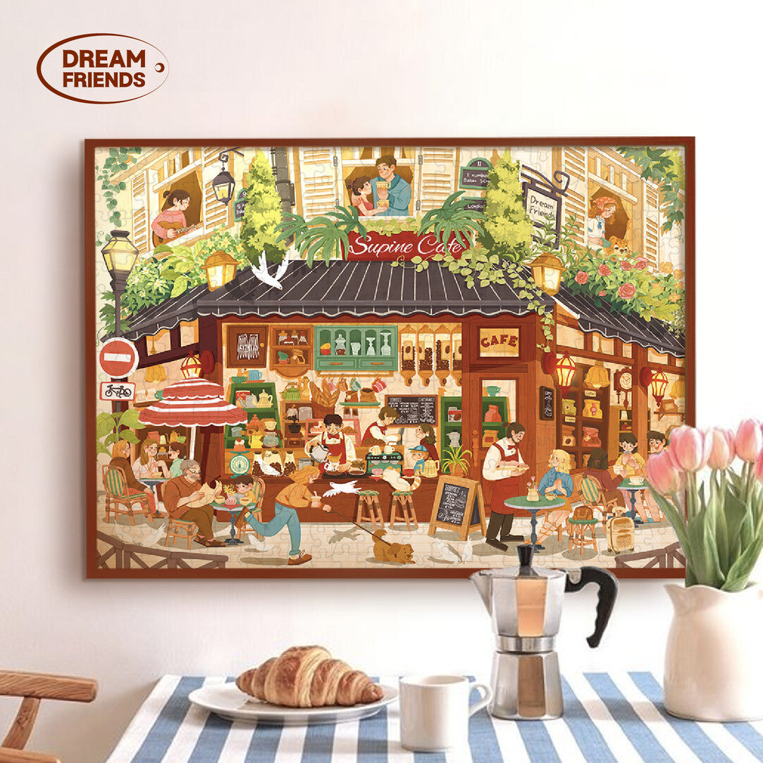 Sunlit Café 1000 Piece Jigsaw Puzzle