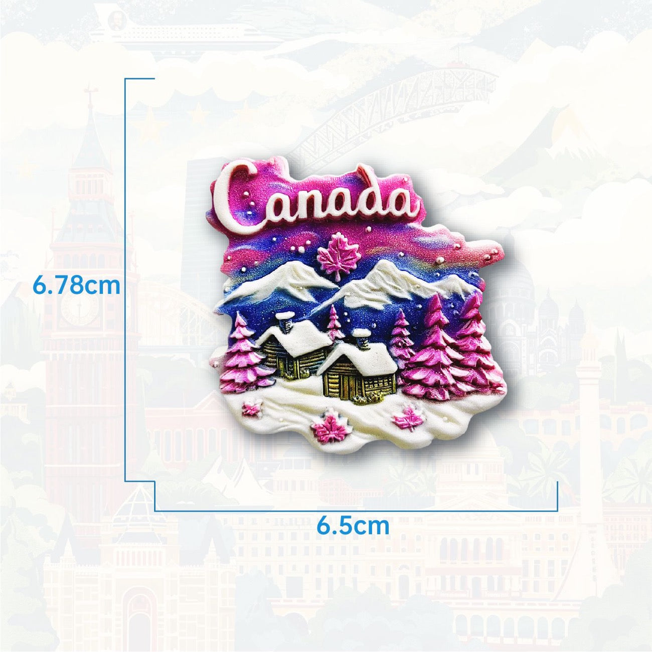 Canada Travel Souvenir Fridge Magnets