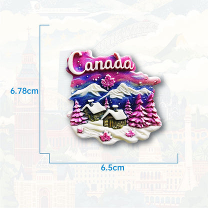 Canada Travel Souvenir Fridge Magnets