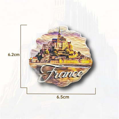 France Travel Souvenir Fridge Magnets