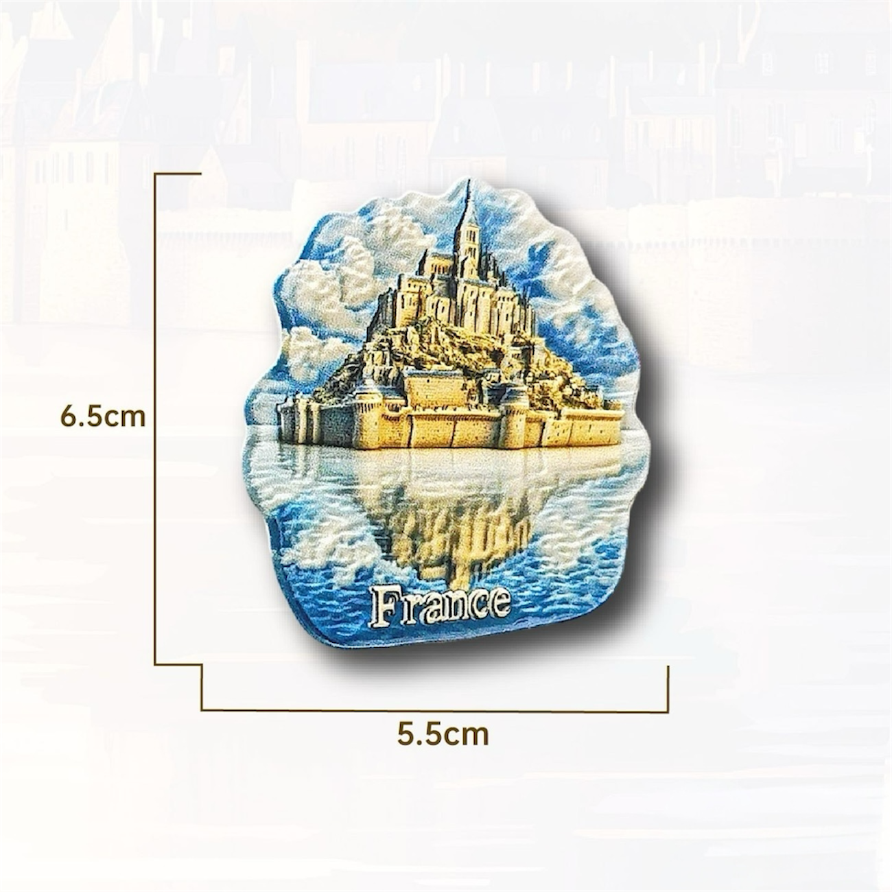 France Travel Souvenir Fridge Magnets