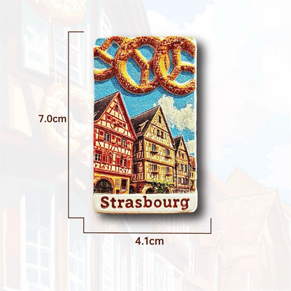 France Travel Souvenir Fridge Magnets