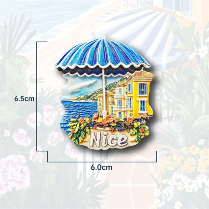 France Travel Souvenir Fridge Magnets