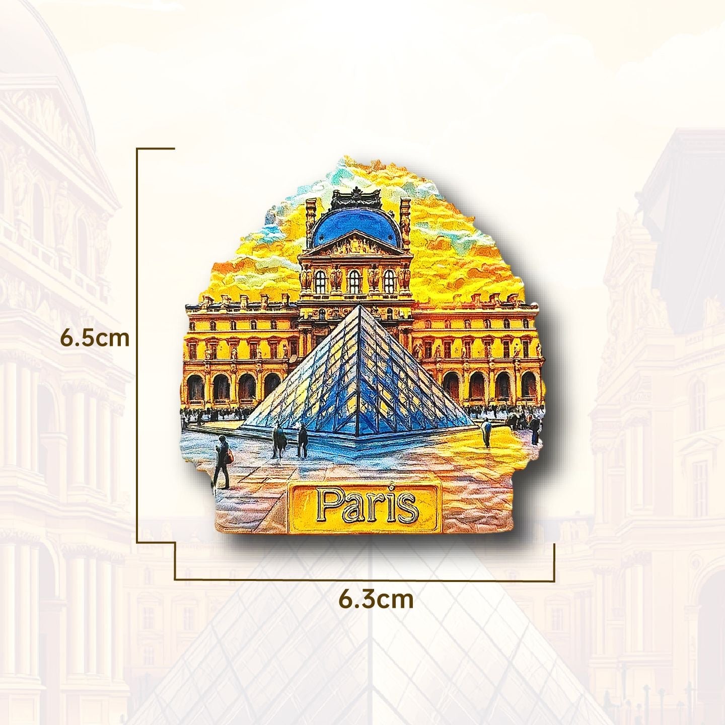 France Travel Souvenir Fridge Magnets