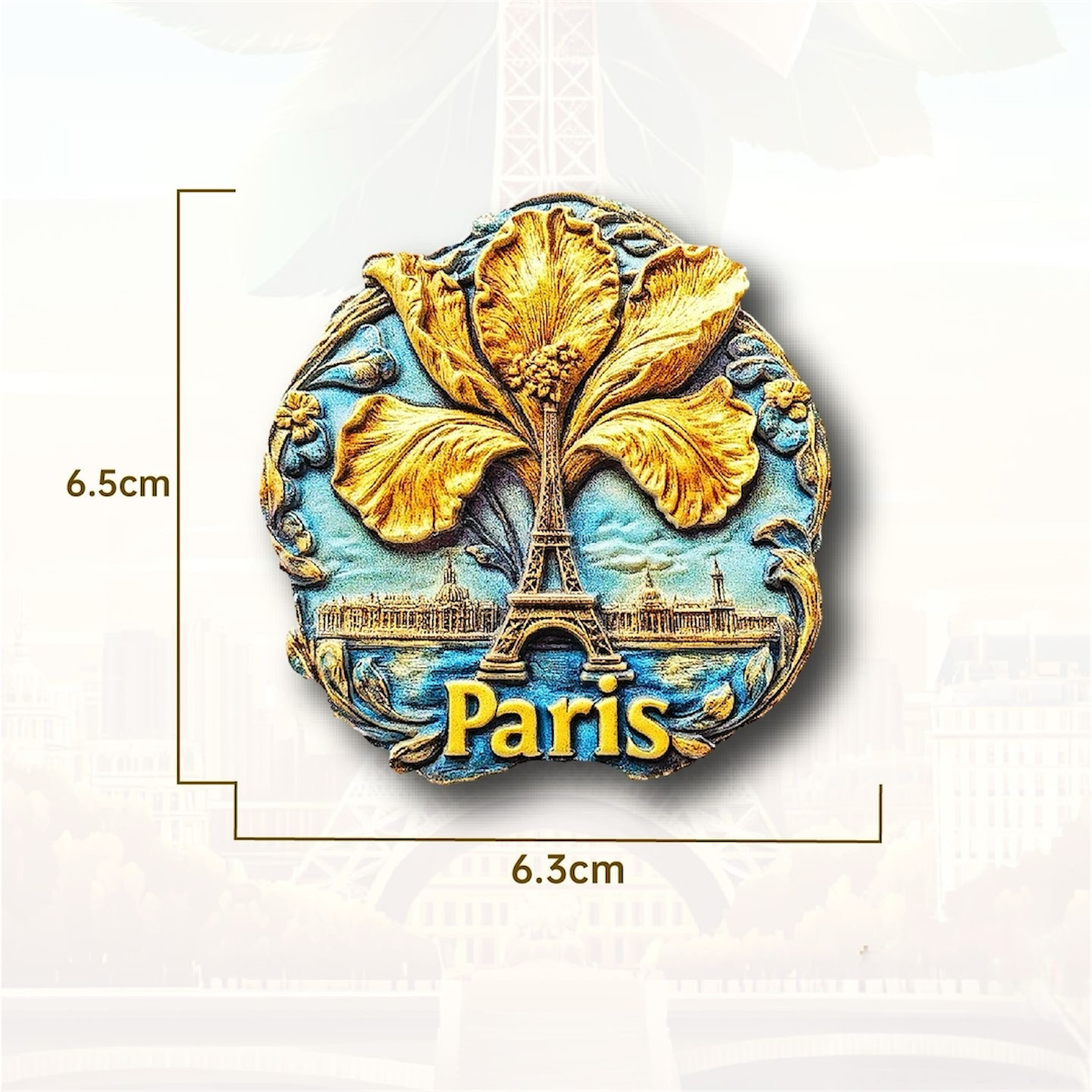 France Travel Souvenir Fridge Magnets