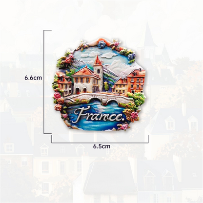 France Travel Souvenir Fridge Magnets