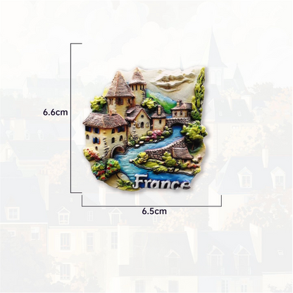 France Travel Souvenir Fridge Magnets