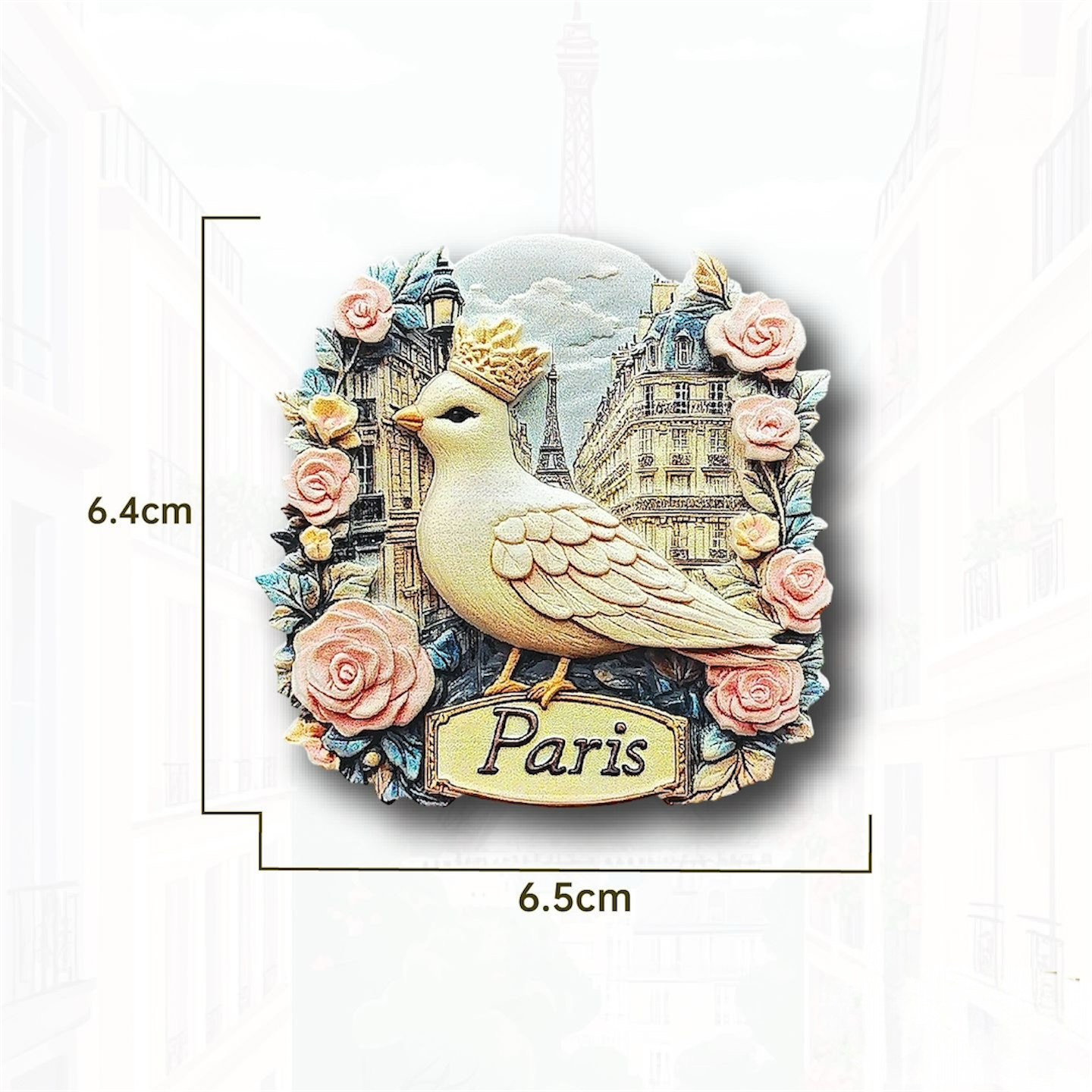 France Travel Souvenir Fridge Magnets