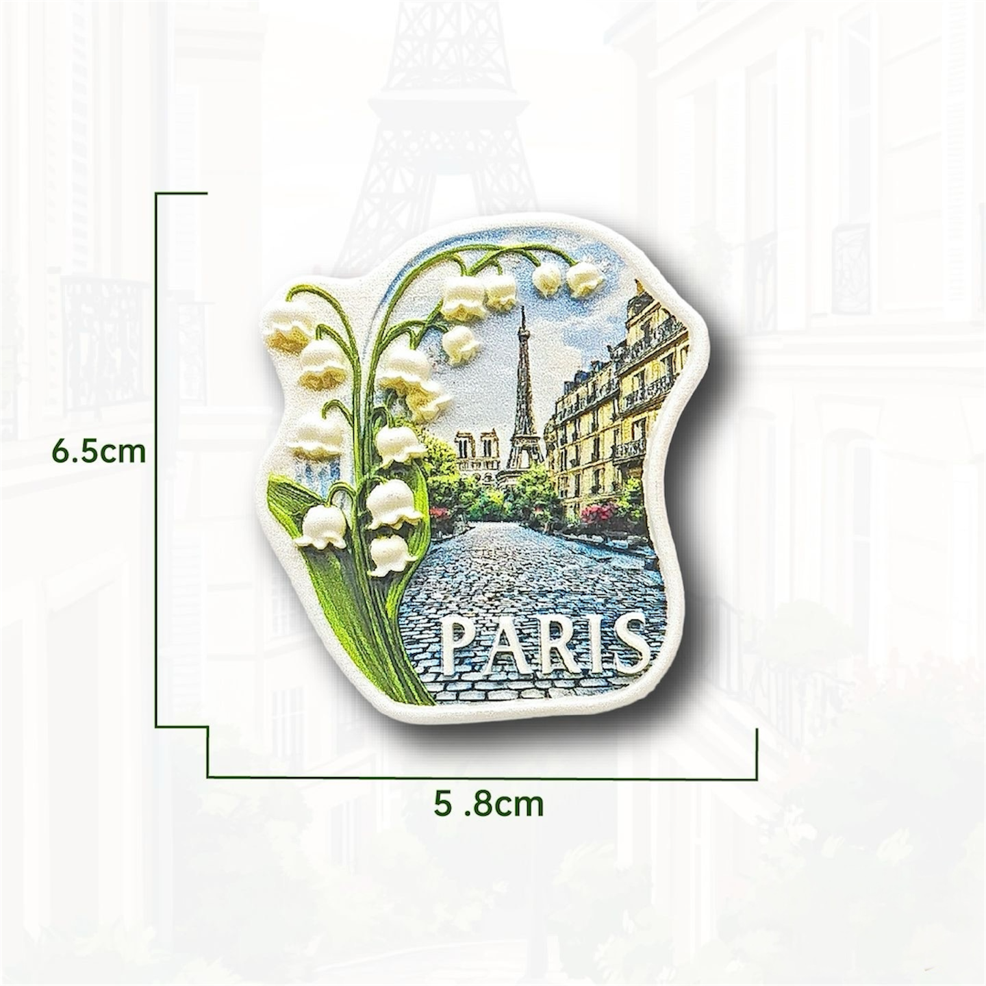 France Travel Souvenir Fridge Magnets