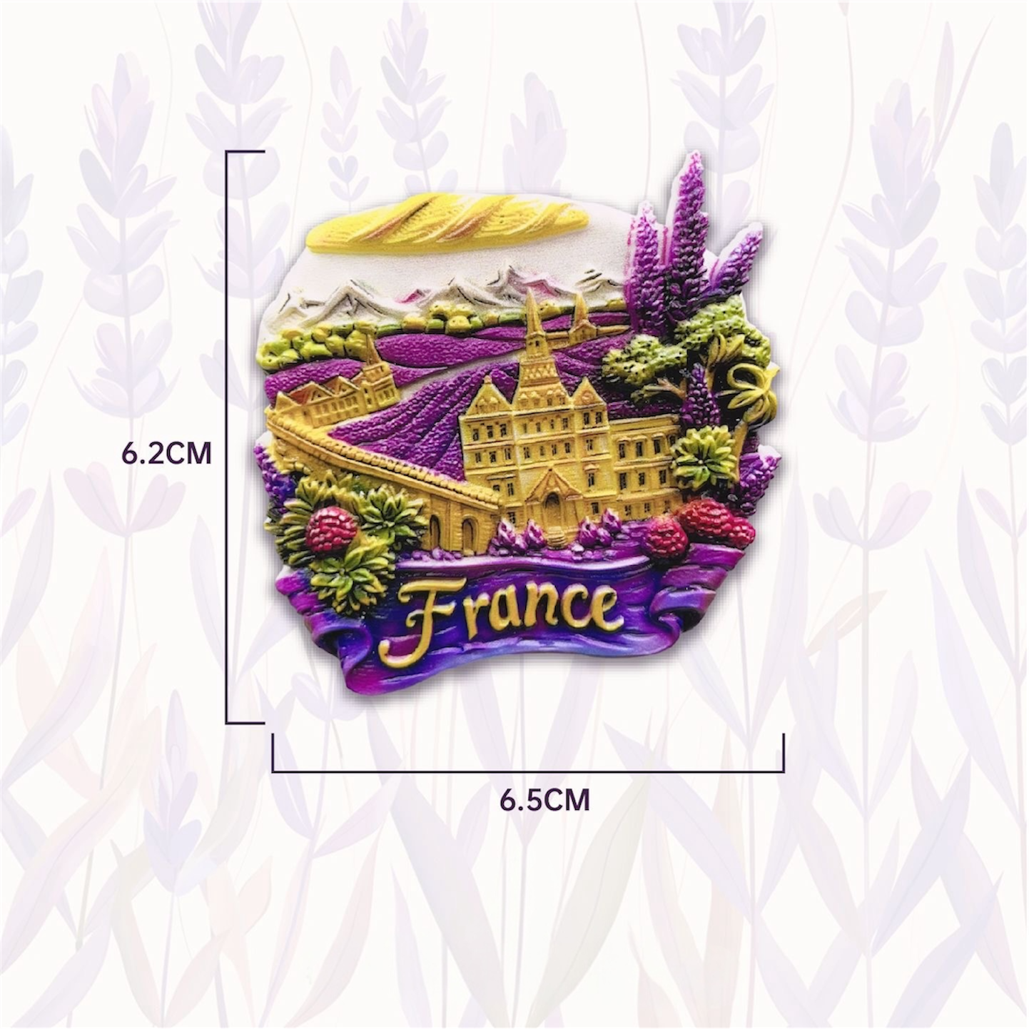France Travel Souvenir Fridge Magnets