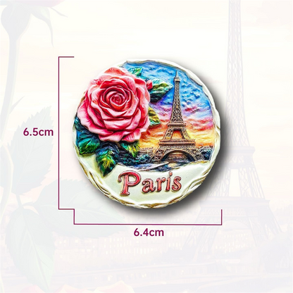 France Travel Souvenir Fridge Magnets