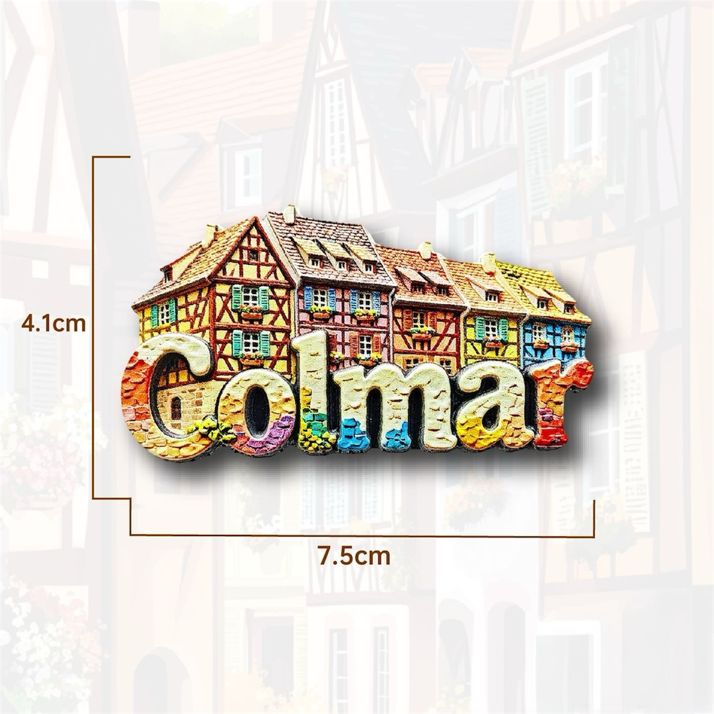 France Travel Souvenir Fridge Magnets