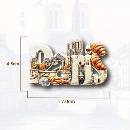 France Travel Souvenir Fridge Magnets
