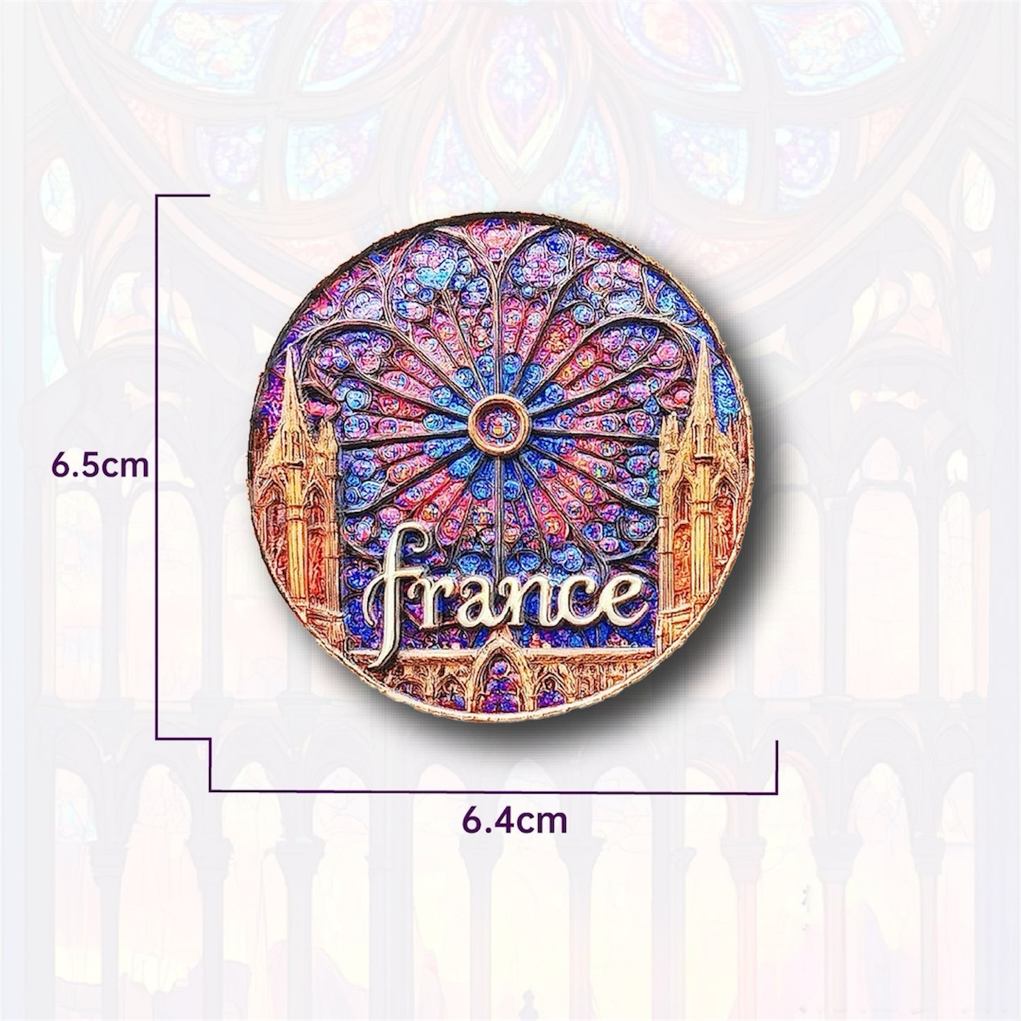 France Travel Souvenir Fridge Magnets