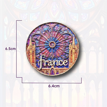 France Travel Souvenir Fridge Magnets