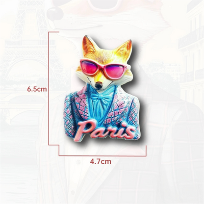 France Travel Souvenir Fridge Magnets