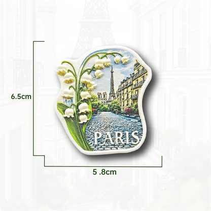 France Travel Souvenir Fridge Magnets