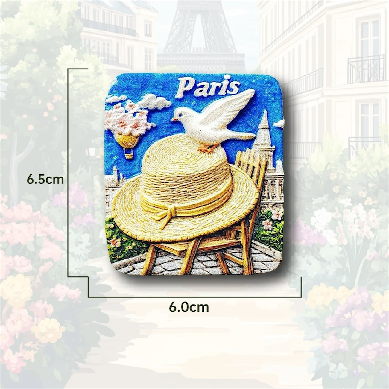 France Travel Souvenir Fridge Magnets