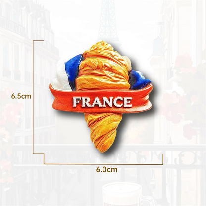 France Travel Souvenir Fridge Magnets