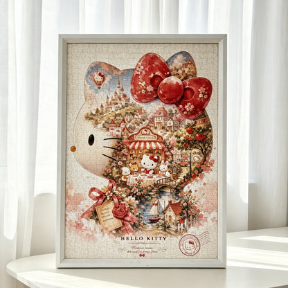 【Pre-Order】 Hello Kitty Blossom Village 1000 Piece Jigsaw Puzzle Hello Kitty