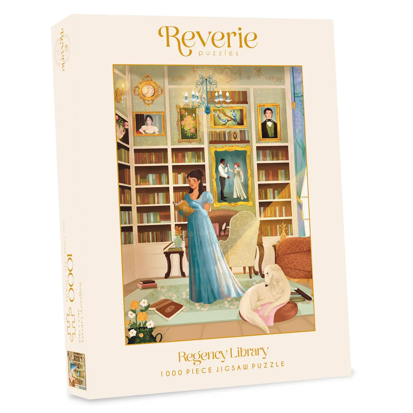 Regency Library 1000 Piece Jigsaw Puzzle