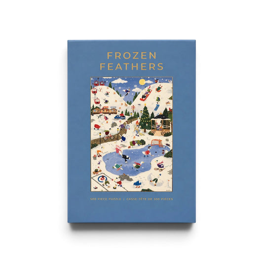 Frozen Feathers 500 Piece Jigsaw Puzzle Hobbry