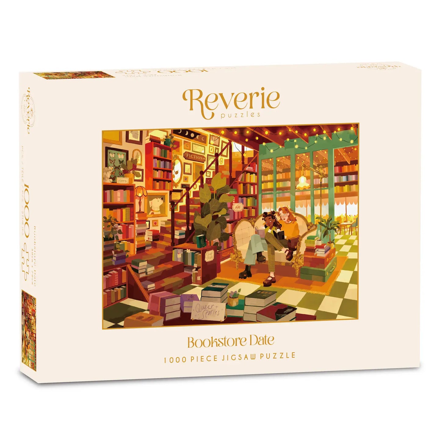 Bookstore Date 1000 Piece Jigsaw Puzzle