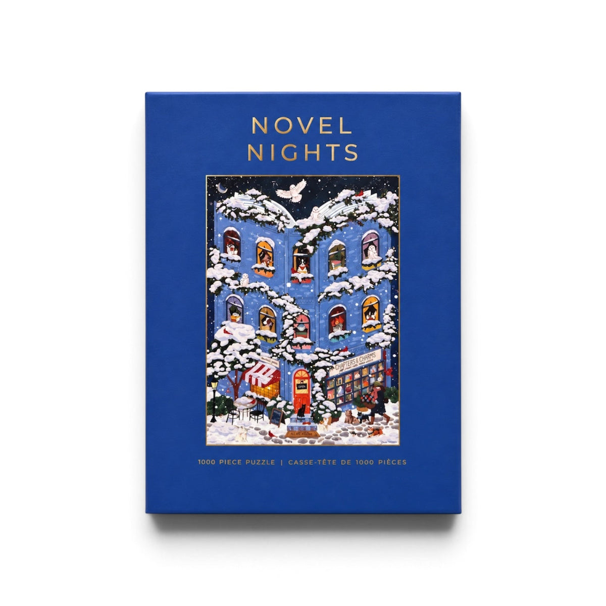 Novel Nights 1000 Piece Jigsaw Puzzle Hobbry