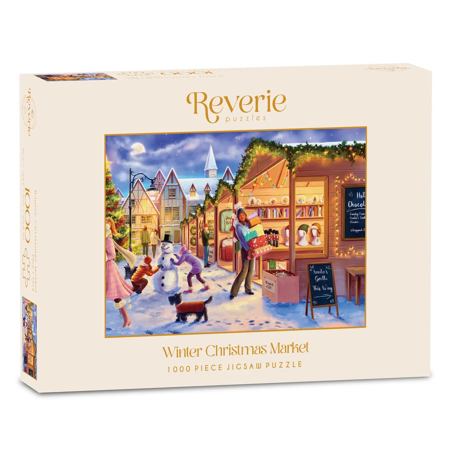 Winter Christmas Market 1000 Piece Jigsaw Puzzle