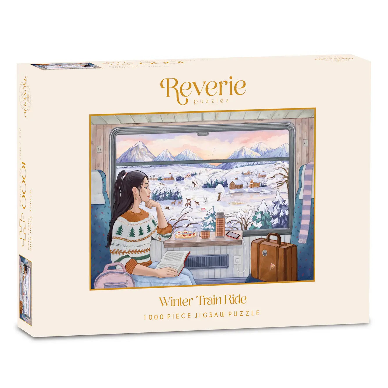 Winter Train Ride 1000 Piece Jigsaw Puzzle