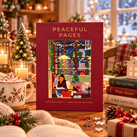 Peaceful Pages 500 Piece Jigsaw Puzzle Hobbry